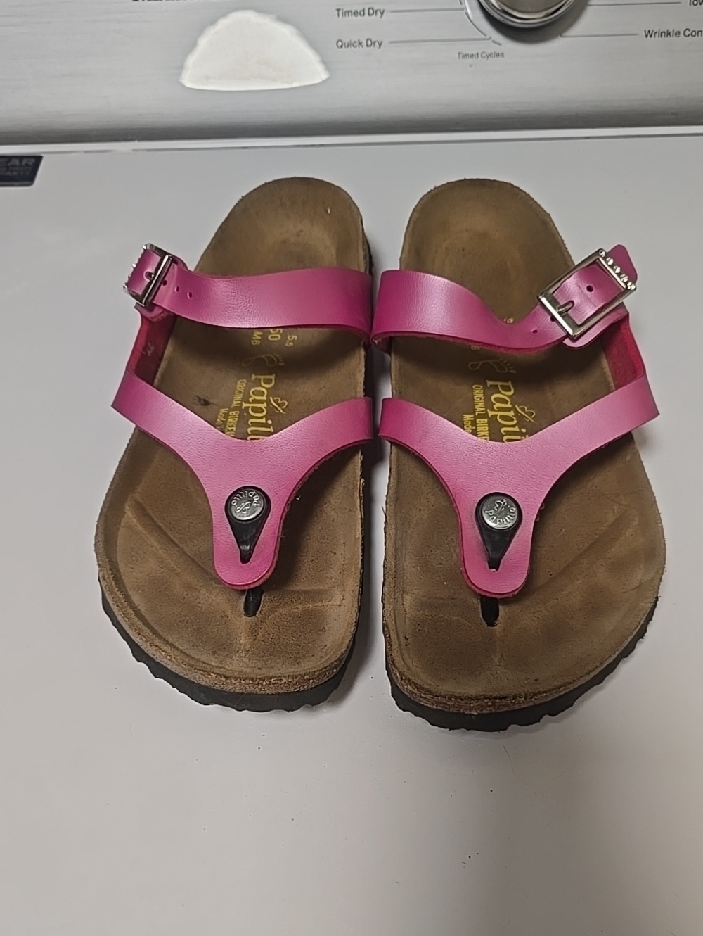 Birkenstock Pink Thong Sandals